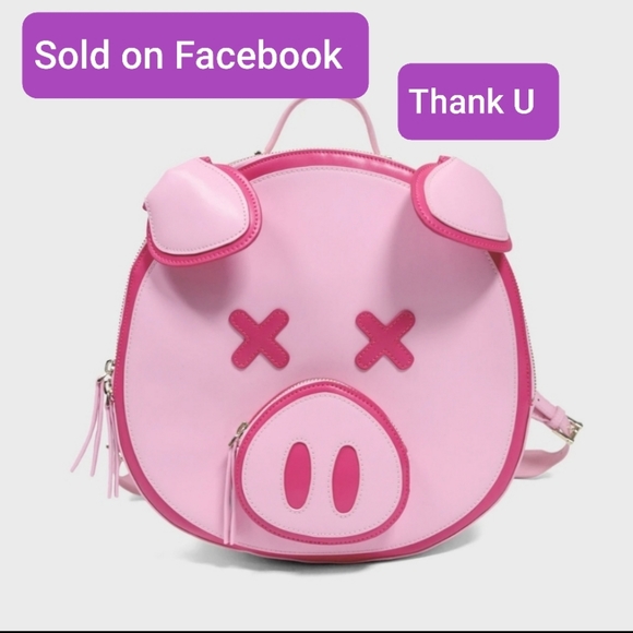 🎁SOLD🎁 SHANE DAWSON PIG Backpack (Pink) - Picture 1 of 4